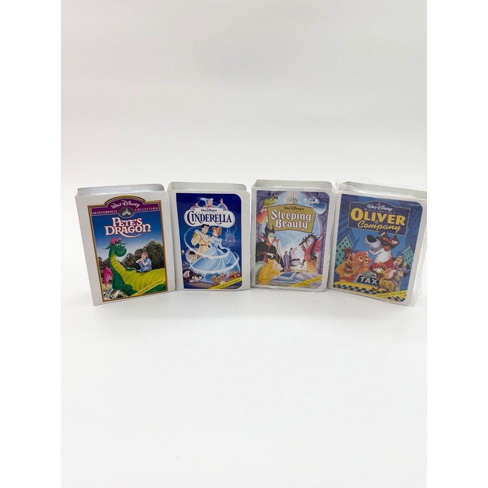 Vintage 1996 Disney Masterpiece Collection McDonalds Happy Meal Toys Set of 4